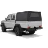 Hardtop Explorer noir strié Toyota Land Cruiser 79 double cabine 1999+ Alu-Cab